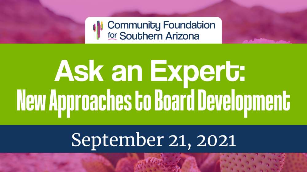 Ask an Expert New Approaches to Board Development