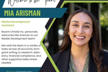 Welcoming Mia Arisman to the Bryant Christie Inc. team! Bio