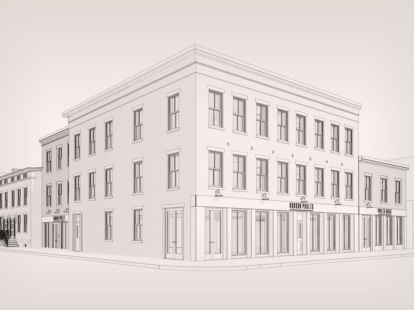 Hudson render duotone