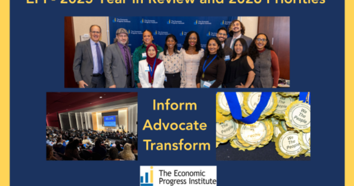 The Economic Progress Institute | EPI 2025 Wrap Up Report