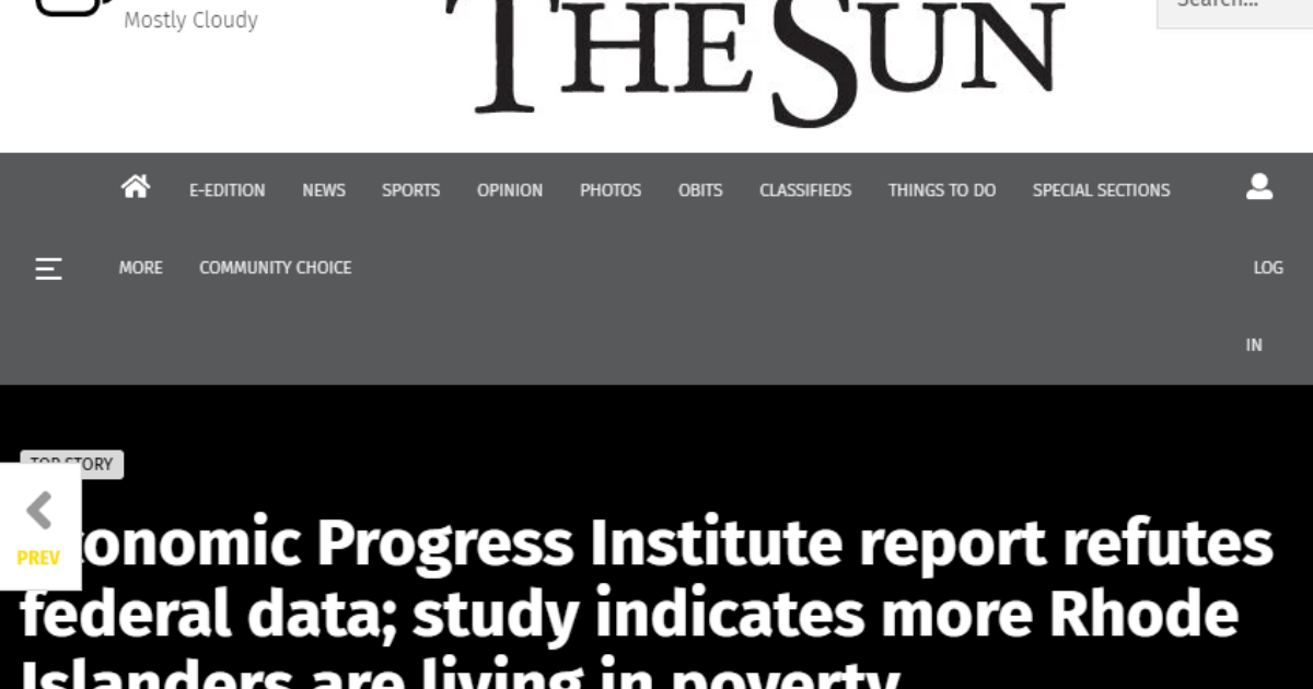 The Economic Progress Institute | Economic Progress Institute report…