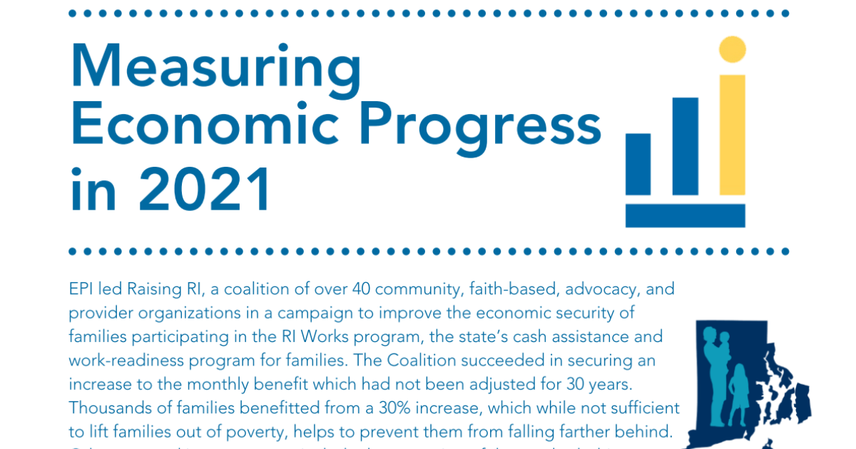 The Economic Progress Institute | EPI's 2021 Annual Report