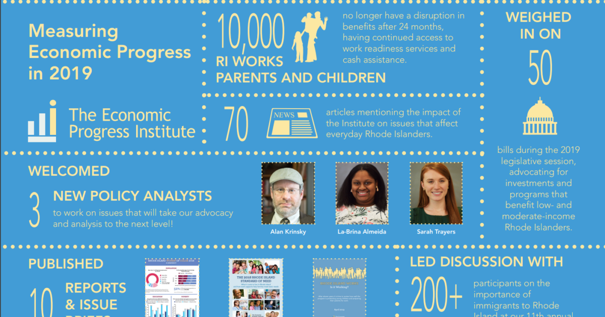 The Economic Progress Institute | EPI's 2019 Annual Report
