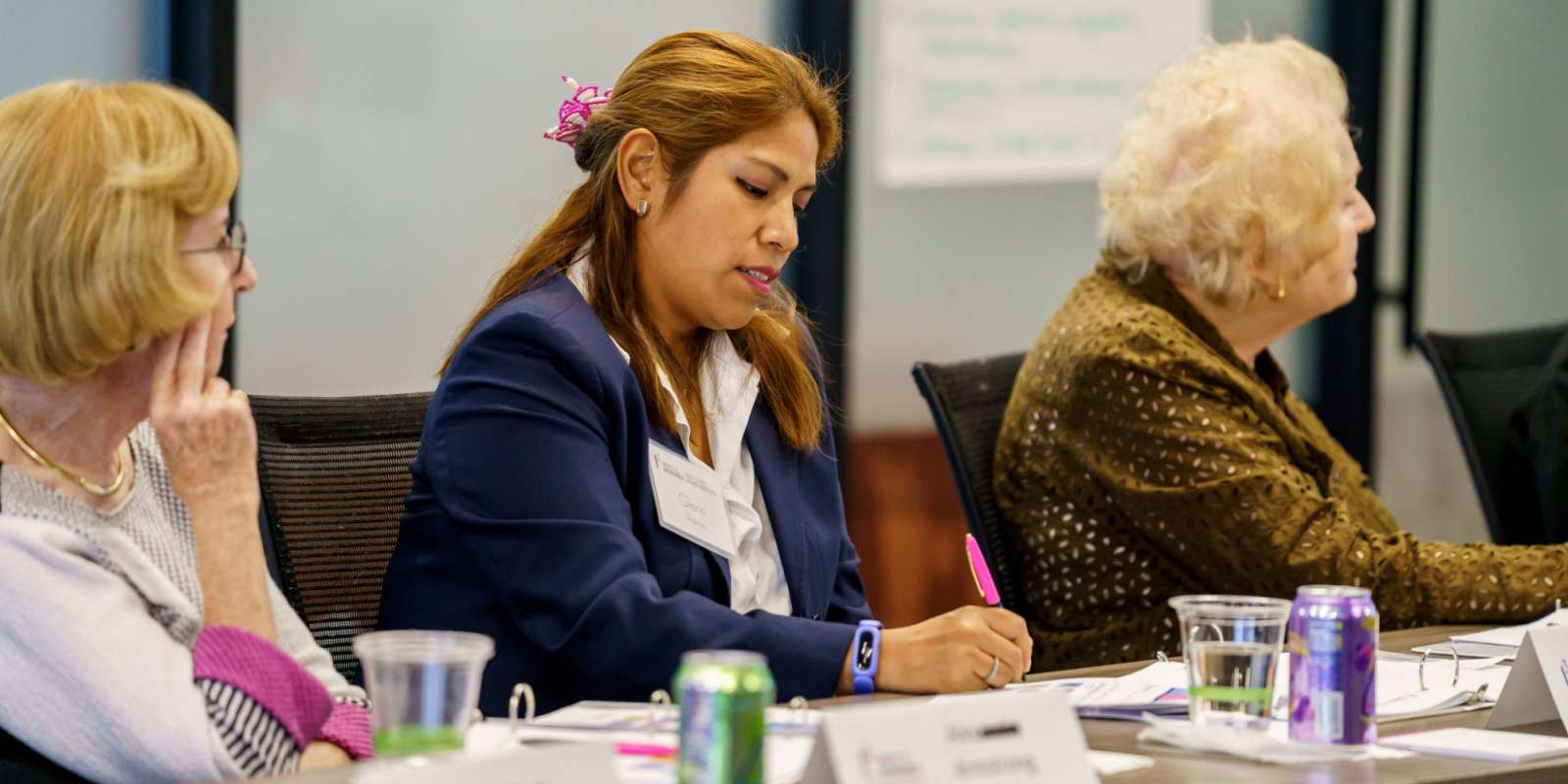 books on their side that say "never forget the difference you make"