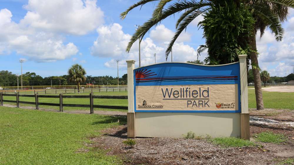 Wellfield Park Sign