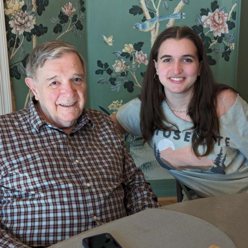 Dale Strohl and Maya Sanzel