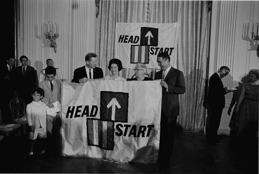 Ceremony for National Head Start Day in the East Room of the White House, Washington, DC. Originally from White House Photo Office Collection, 11/22/1963 - 01/20/1969