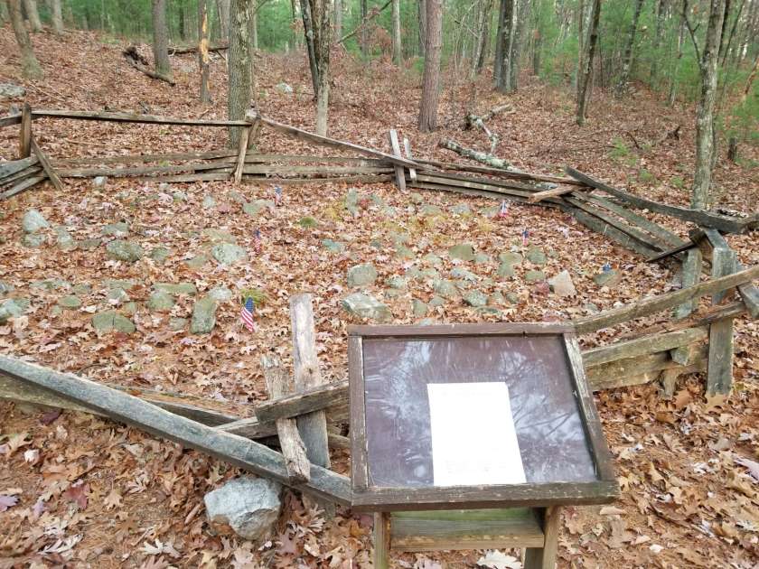 Smallpox burial ground in Nobscot Scout Reservation