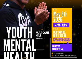 Black and Yellow Business Summit Social Media Poster US