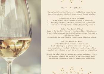 The Art of Wine 2026 Art Week Promo