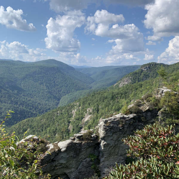 View of a mountain range