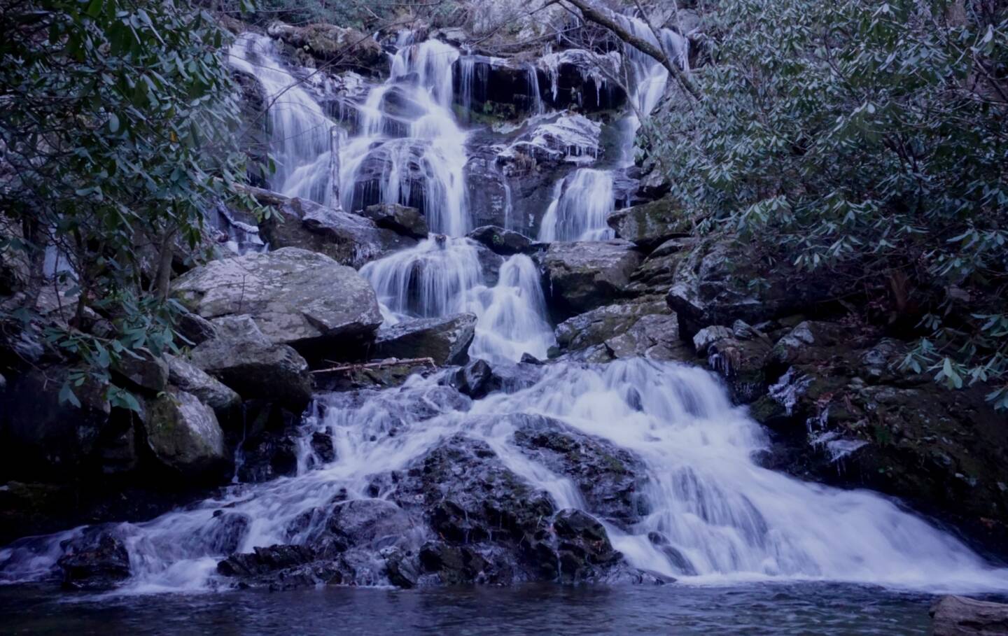 Waterfalls in McDowell County
